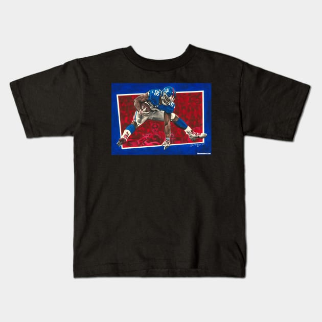 Saquon Leap Kids T-Shirt by CraigMahoney